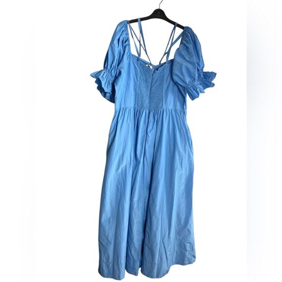 Loeffler Randall Yael Cornflower Gathered-Bodice Dress
Size 12 - Picture 5 of 9